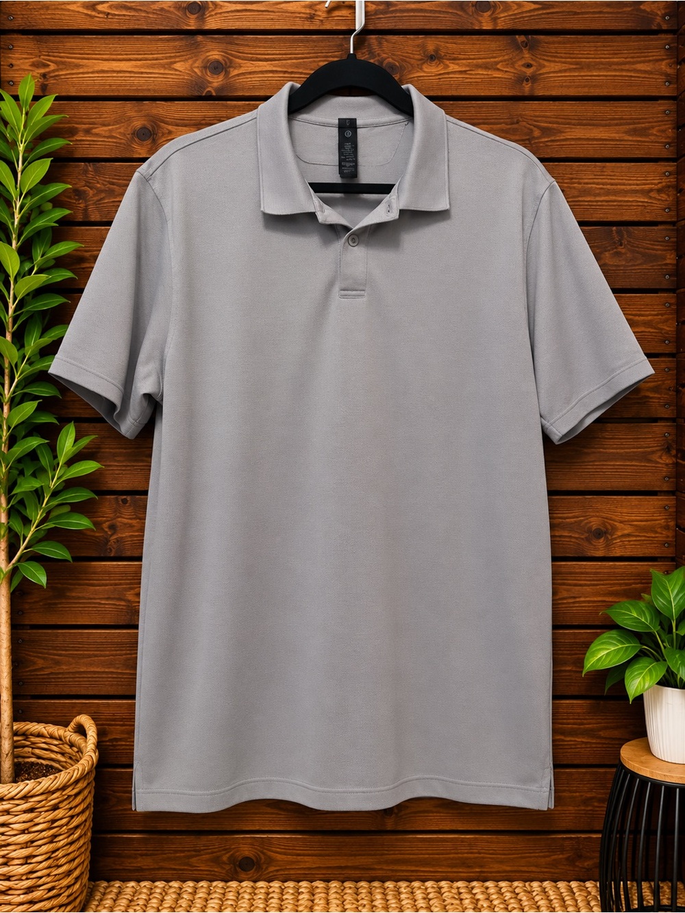 Lululemon Men’s Performance Polo Shirt XL Gray Golf Athletic